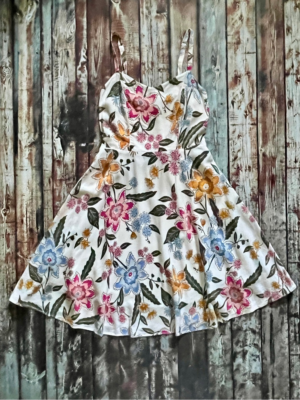 Old Navy White Floral Cami Style Sundress
